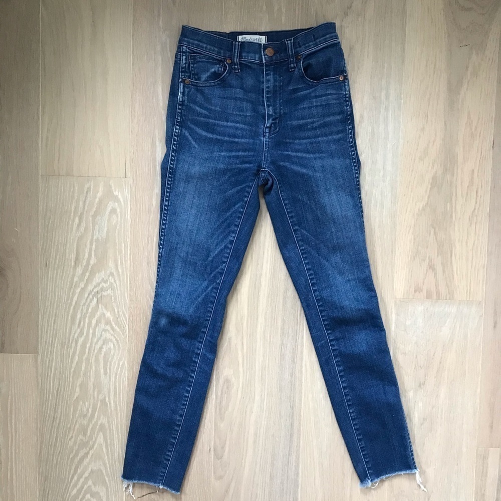 Madewell 10" High-Rise Skinny Jeans in Lydia Wash